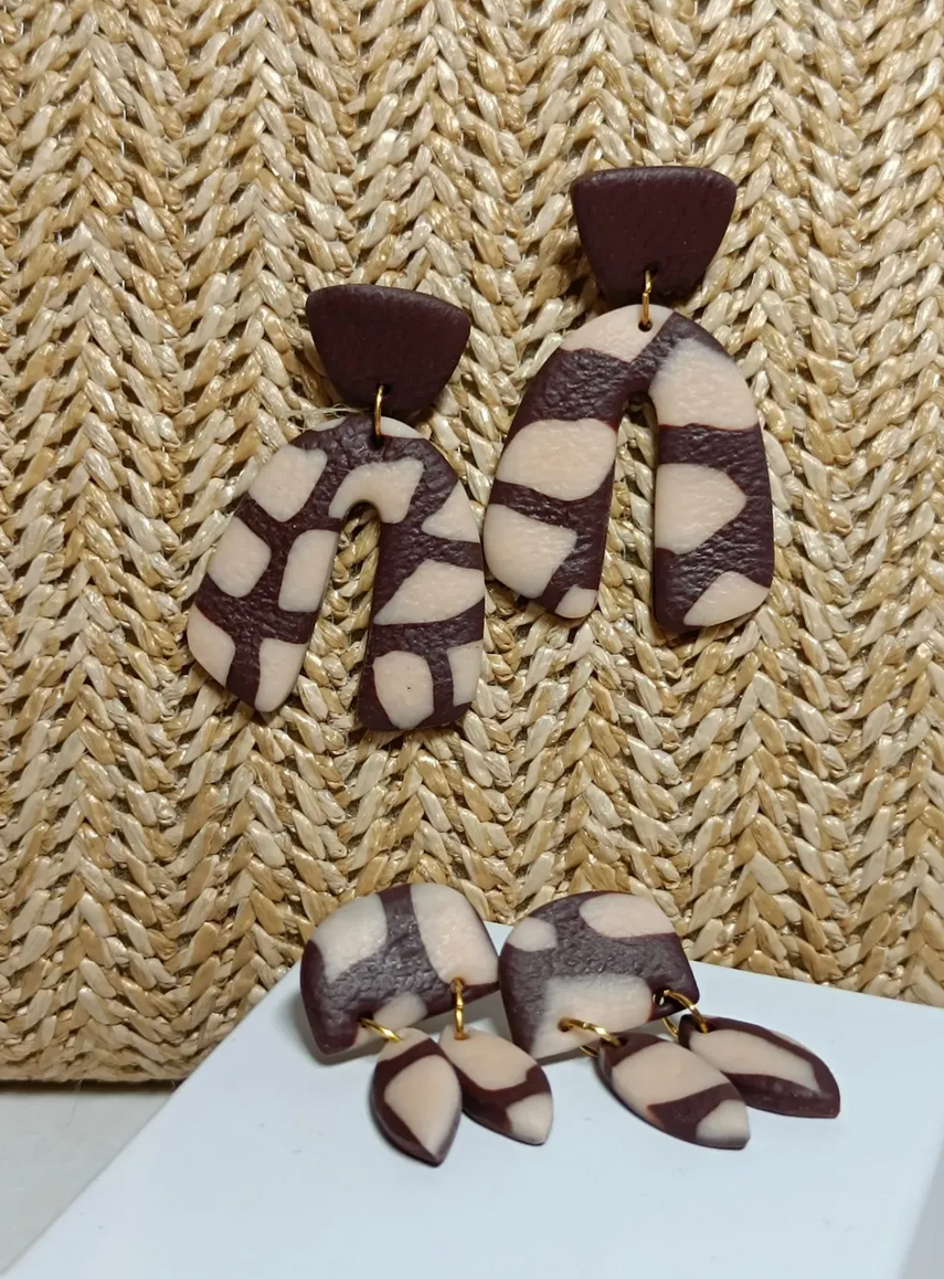 Pendientes artesanales de la colección Bled