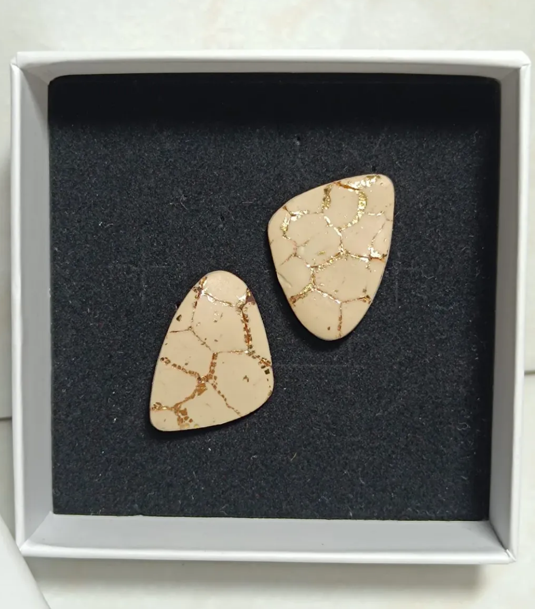 Pendientes artesanales modelo Nereida de la colección Sil